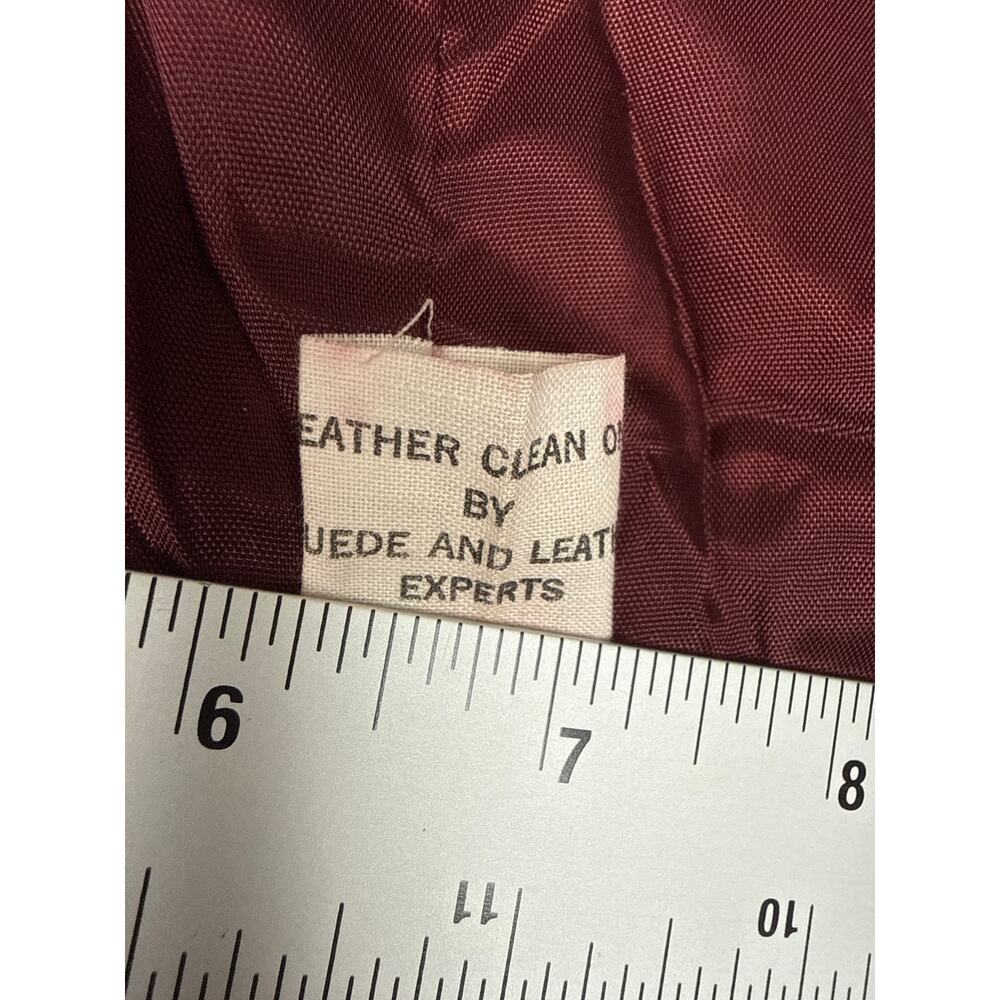 Vintage jordache suede fringe vest burgundy 
Size s - Picture 5 of 11